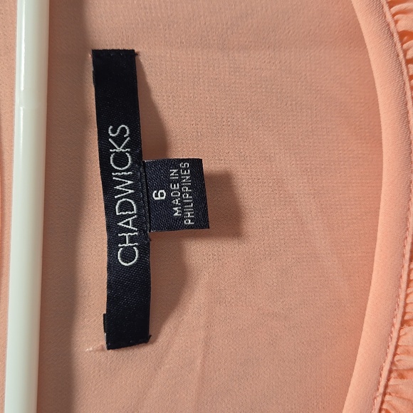 Chadwicks - Pink & Grey Office Dress - Picture 4 of 8